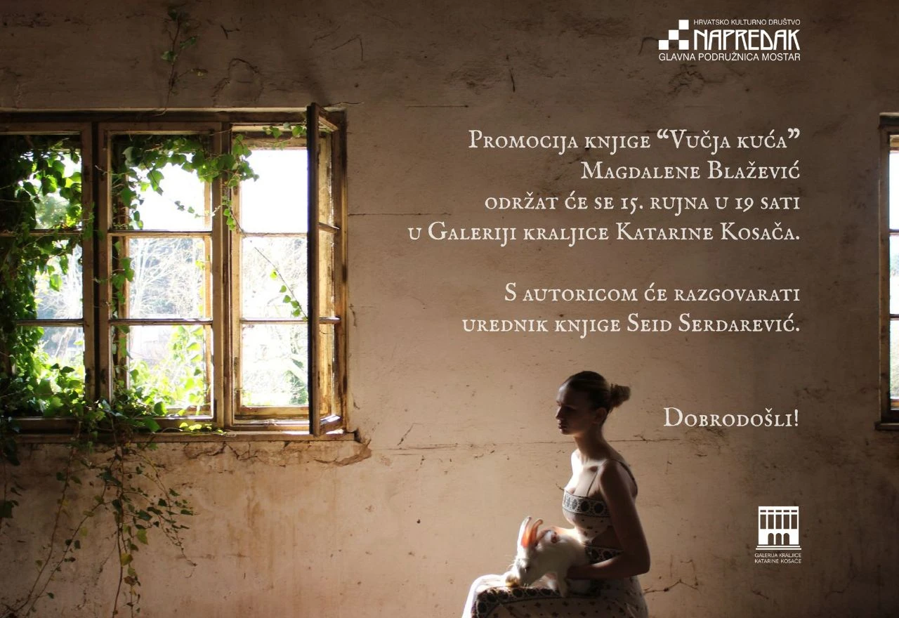 Promocija zbirke priča Magdalene Blažević večeras u Galeriji kraljice Katarine
