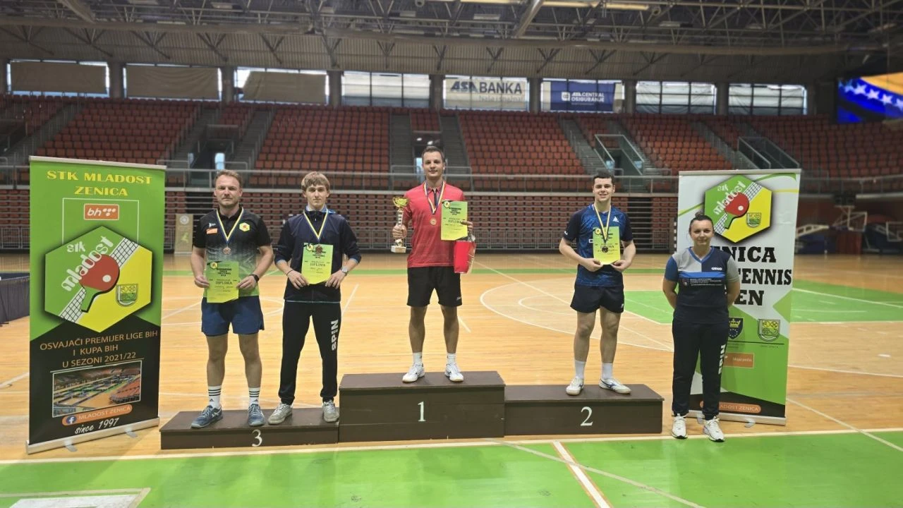 Kapetan STK Mostara, Luka Matković pobjednika Zenica Opena