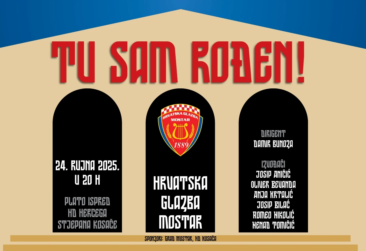 Koncert posvećen gradu Mostaru