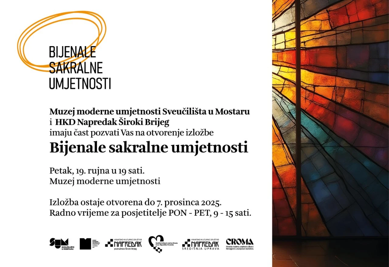 Mostar: Otvorenje izložbe Bijenale sakralne umjetnosti u Muzeju moderne umjetnosti