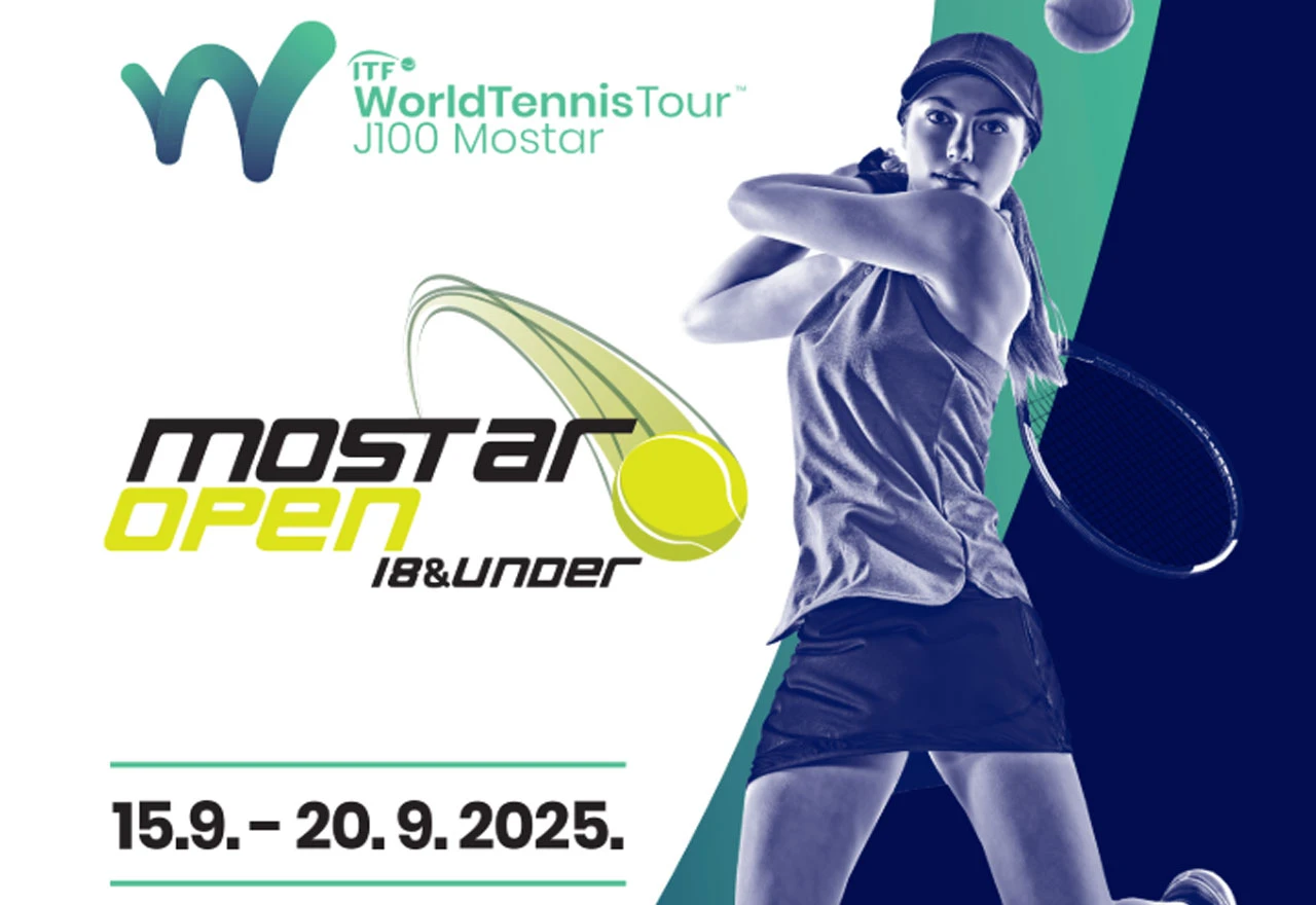 Mostar: U tijeku je Međunarodni juniorski turnir u tenisu
