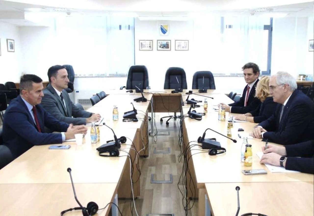 Kajganić s novim šefom OESS-a u BiH: Fokus na jačanje vladavine prava