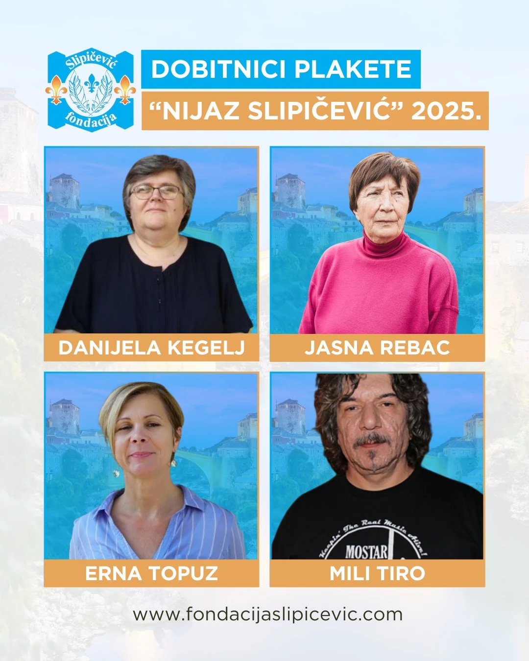 Dobitnici plaketa Fondacije Slipičević