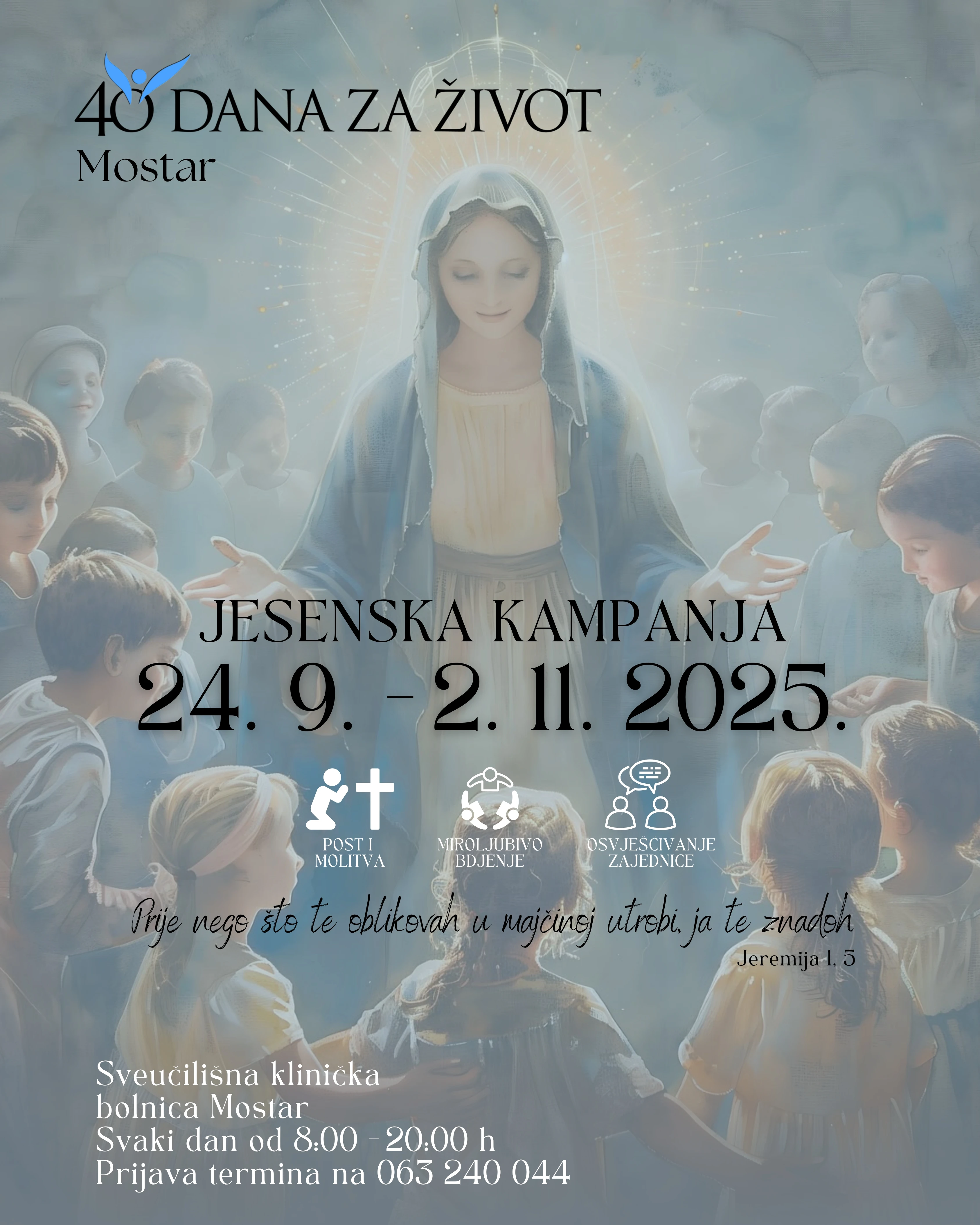 Press konferencija povodom kampanje molitvenog bdjenja ispred SKB-a