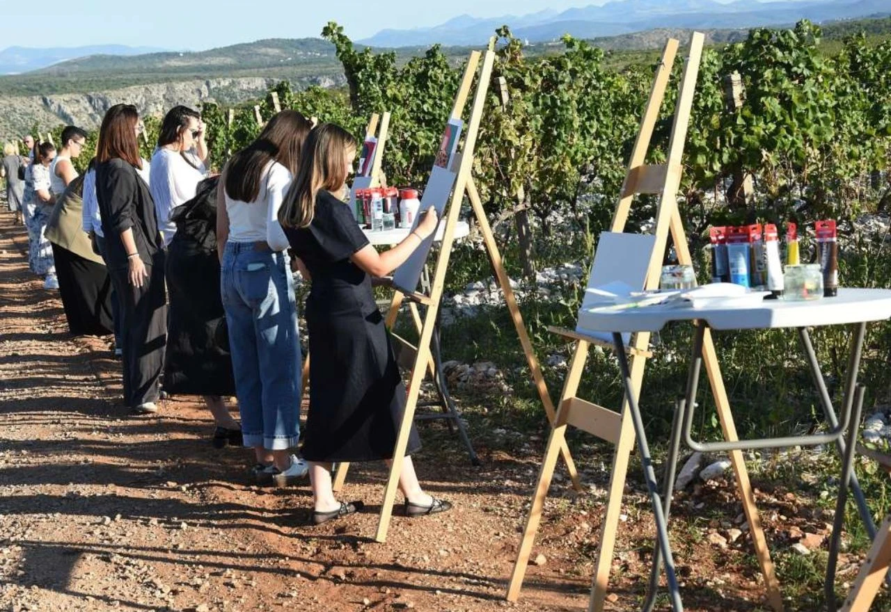 70. Dani berbe grožđa završeni uz art & wine radionicu