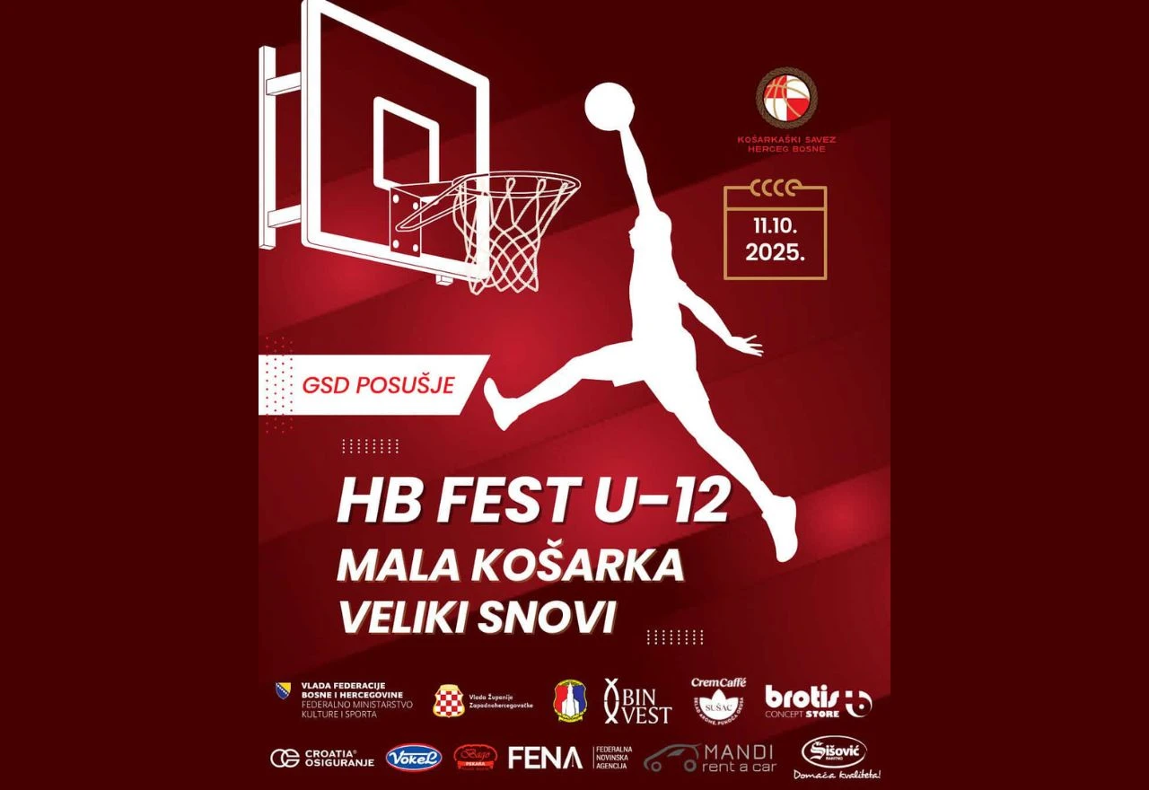 Festival košarke u Posušju: HB Fest U12 okuplja dječake i djevojčice