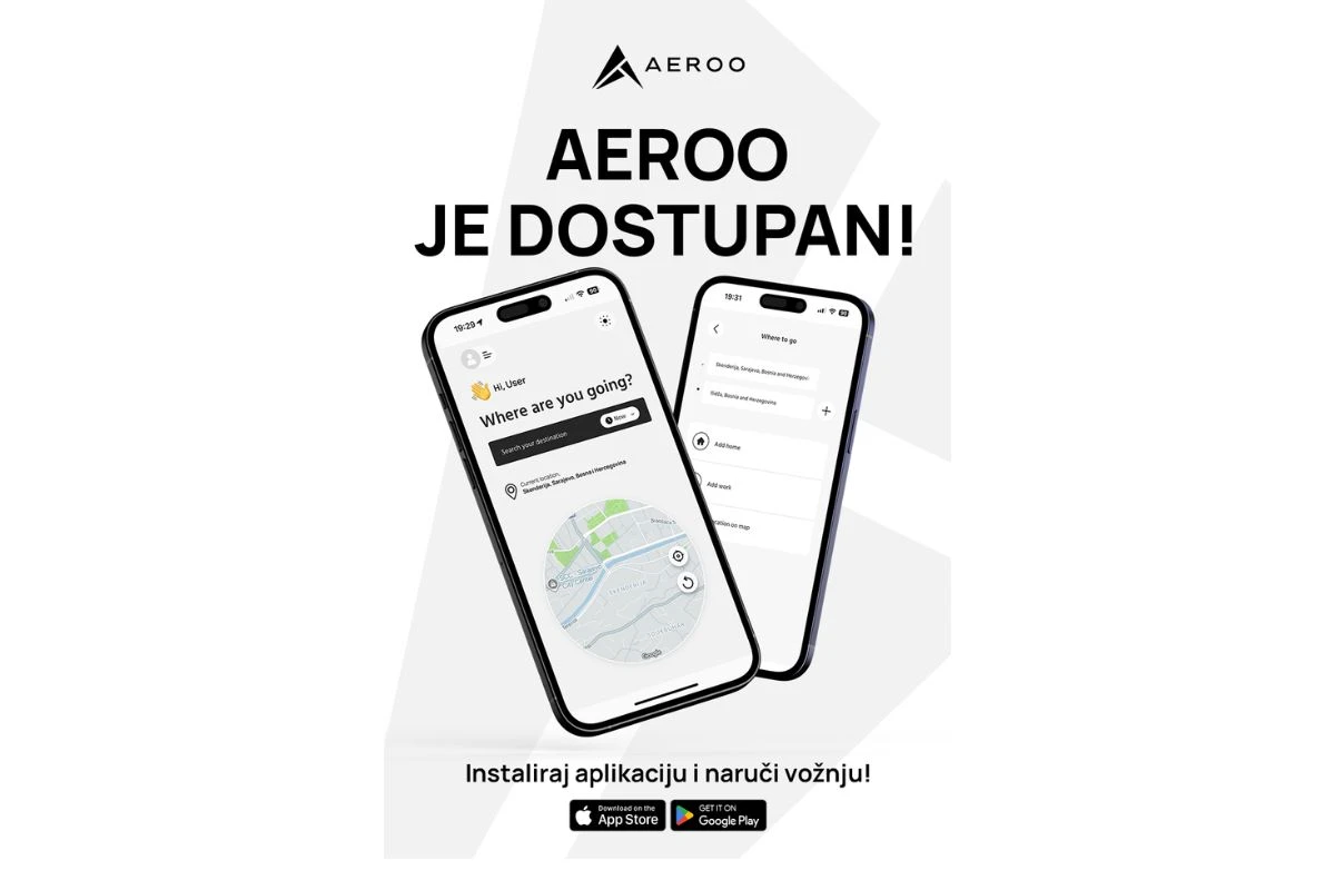 Aeroo startao u Bosni i Hercegovini: Nova dimenzija prijevoza dostupna građanima