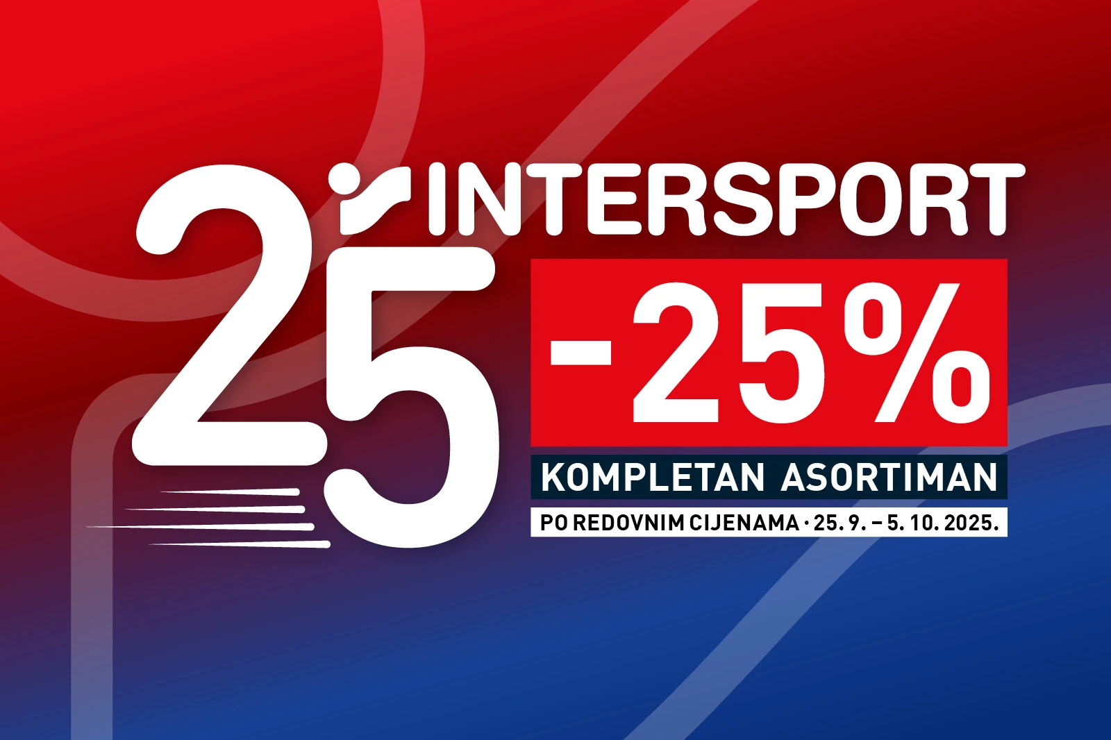 Intersport BH slavi 25 godina uspjeha uz 25% popusta