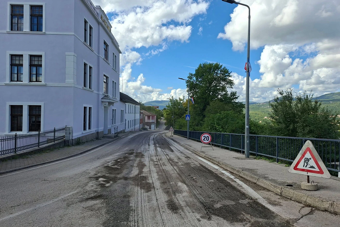Dionica kod Akademije likovnih umjetnosti privremeno s jednim prometnim trakom