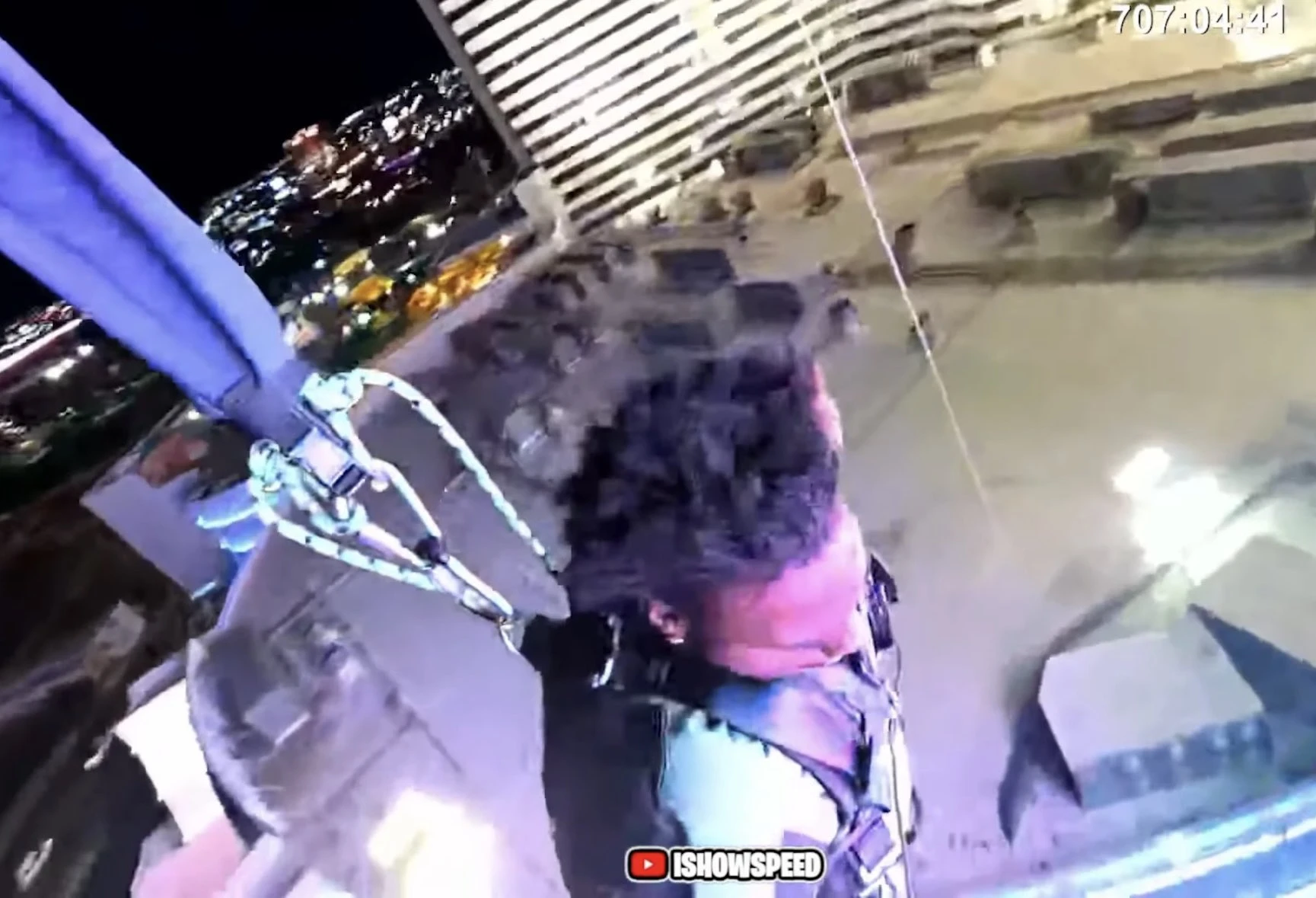 IShowSpeed umalo poginuo pri skoku sa Strat kule u Las Vegasu