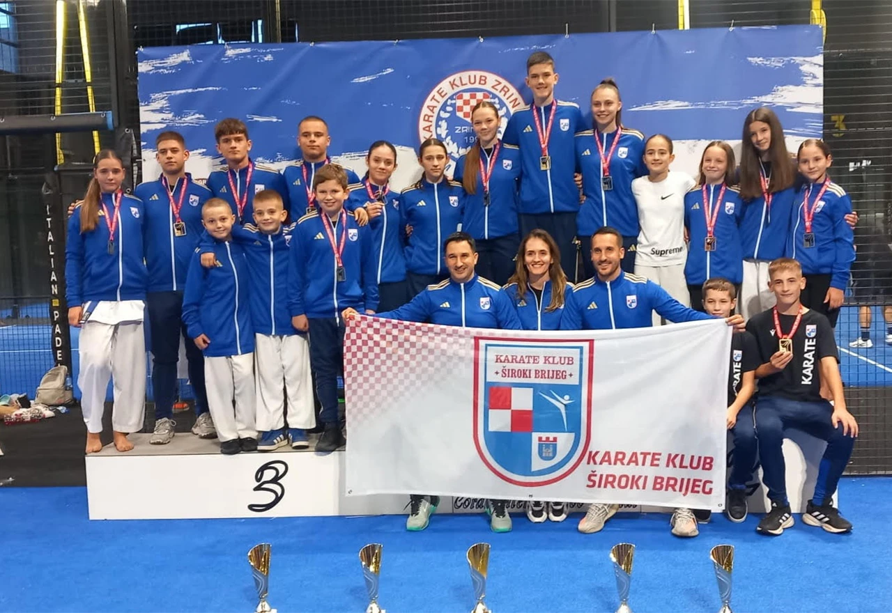 Karate klub Široki Brijeg uspješan na Zrinjski kupu