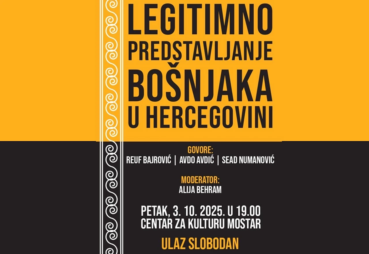 Javna tribina: Legitimno predstavljanje Bošnjaka u Hercegovini