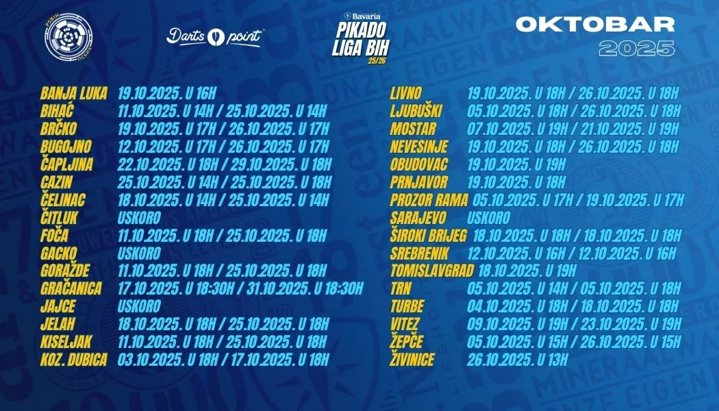 Pikado groznica zahvatila BiH: Počela treća sezona lige