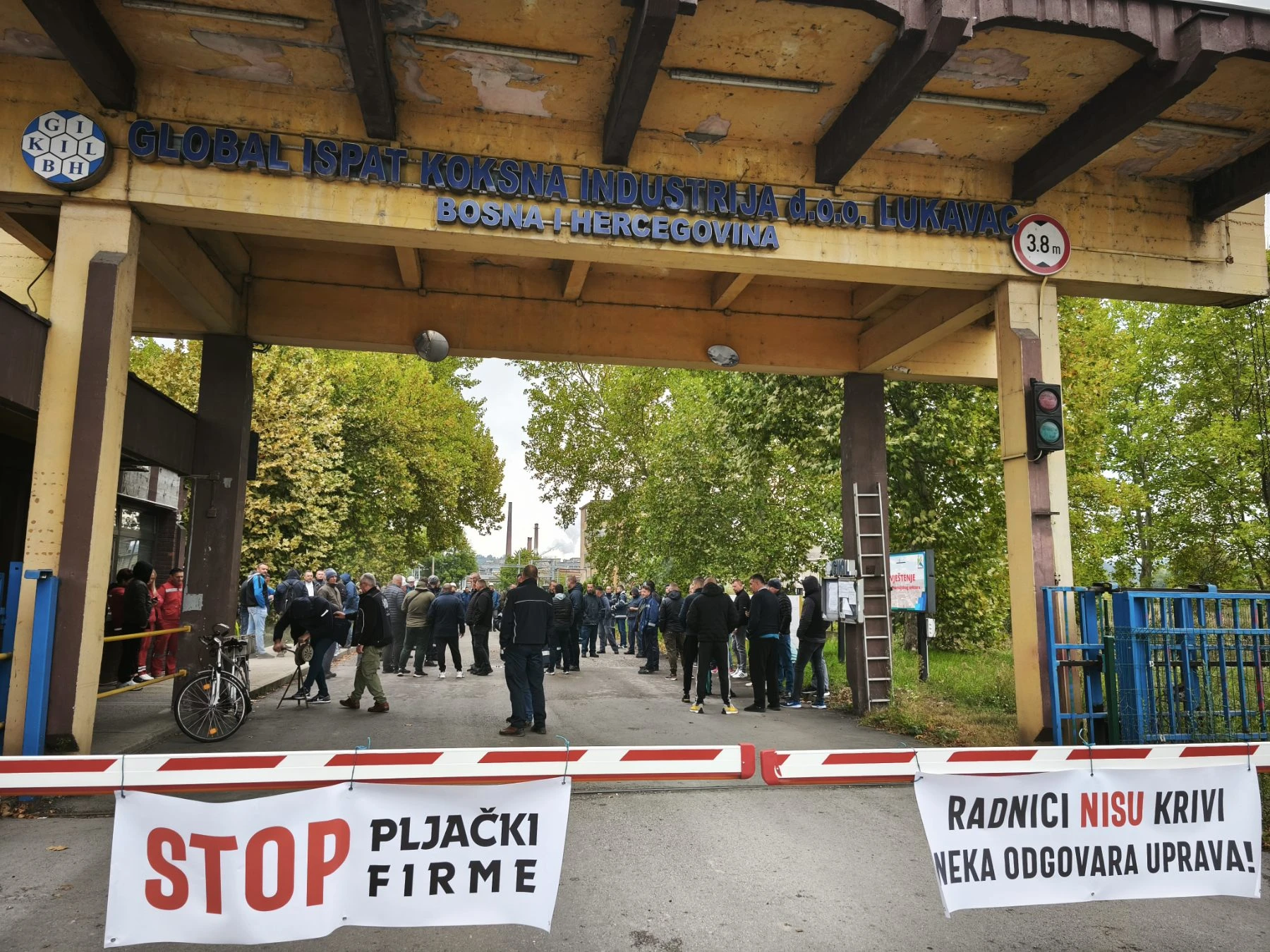 Radnici Koksare Lukavac u generalnom štrajku