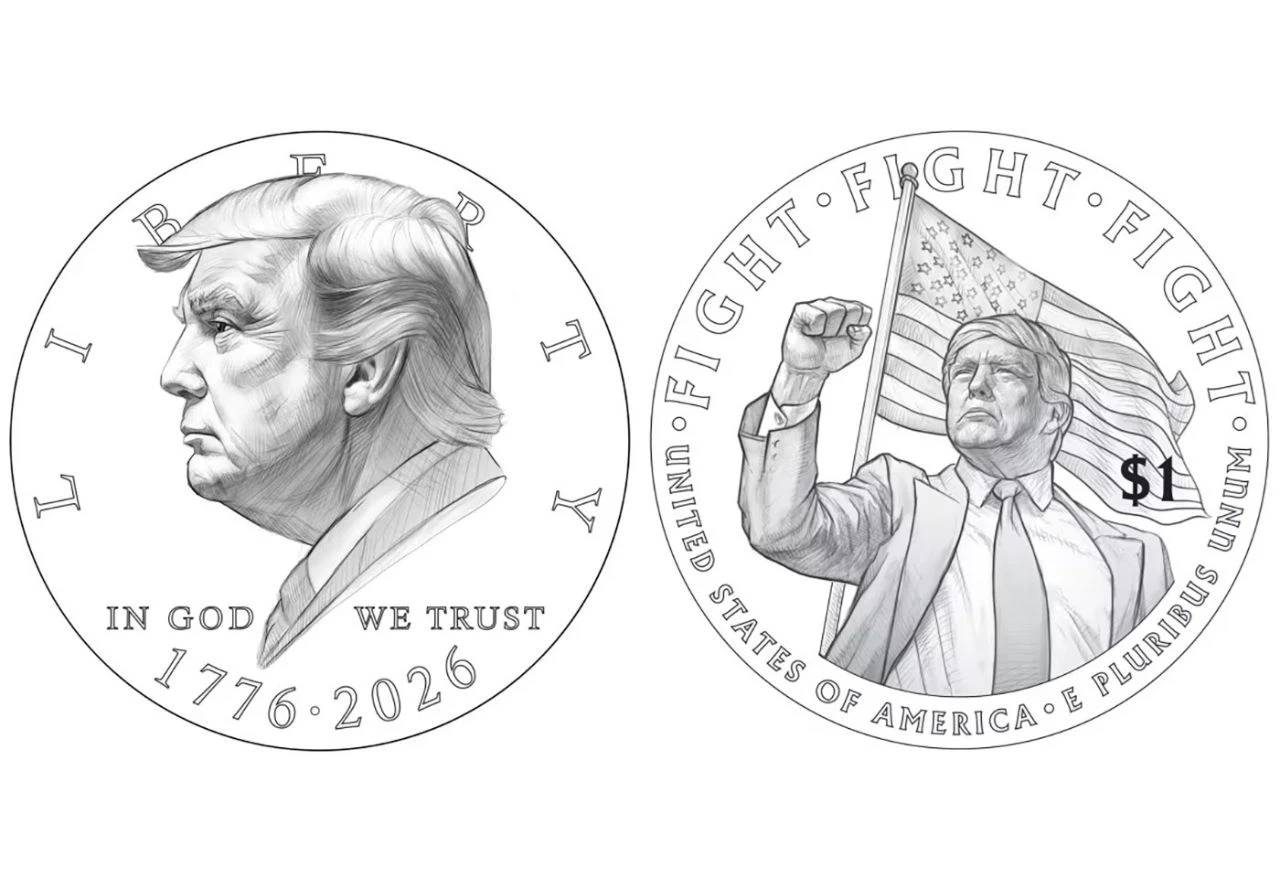 SAD objavio nacrt dizajna za kovanicu s Trumpovim likom