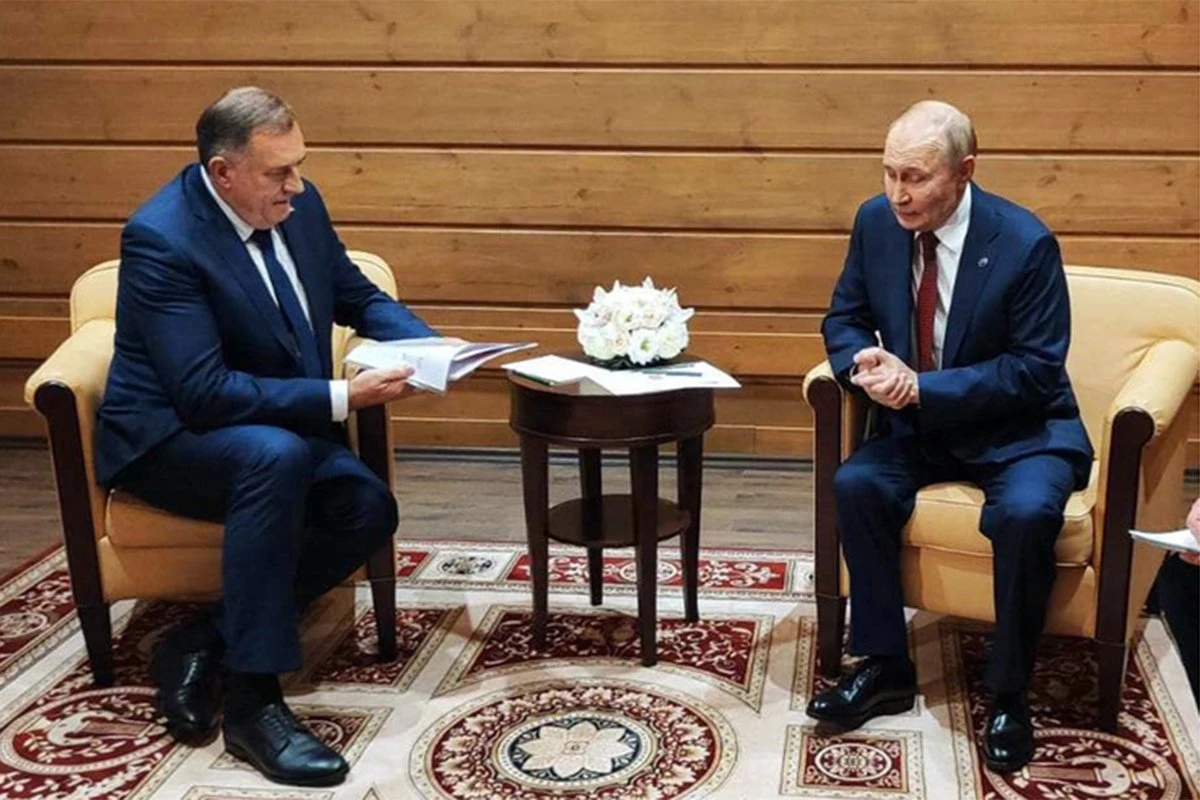 Dodik tražio od Putina osnivanje zajedničke komisije za Balkan