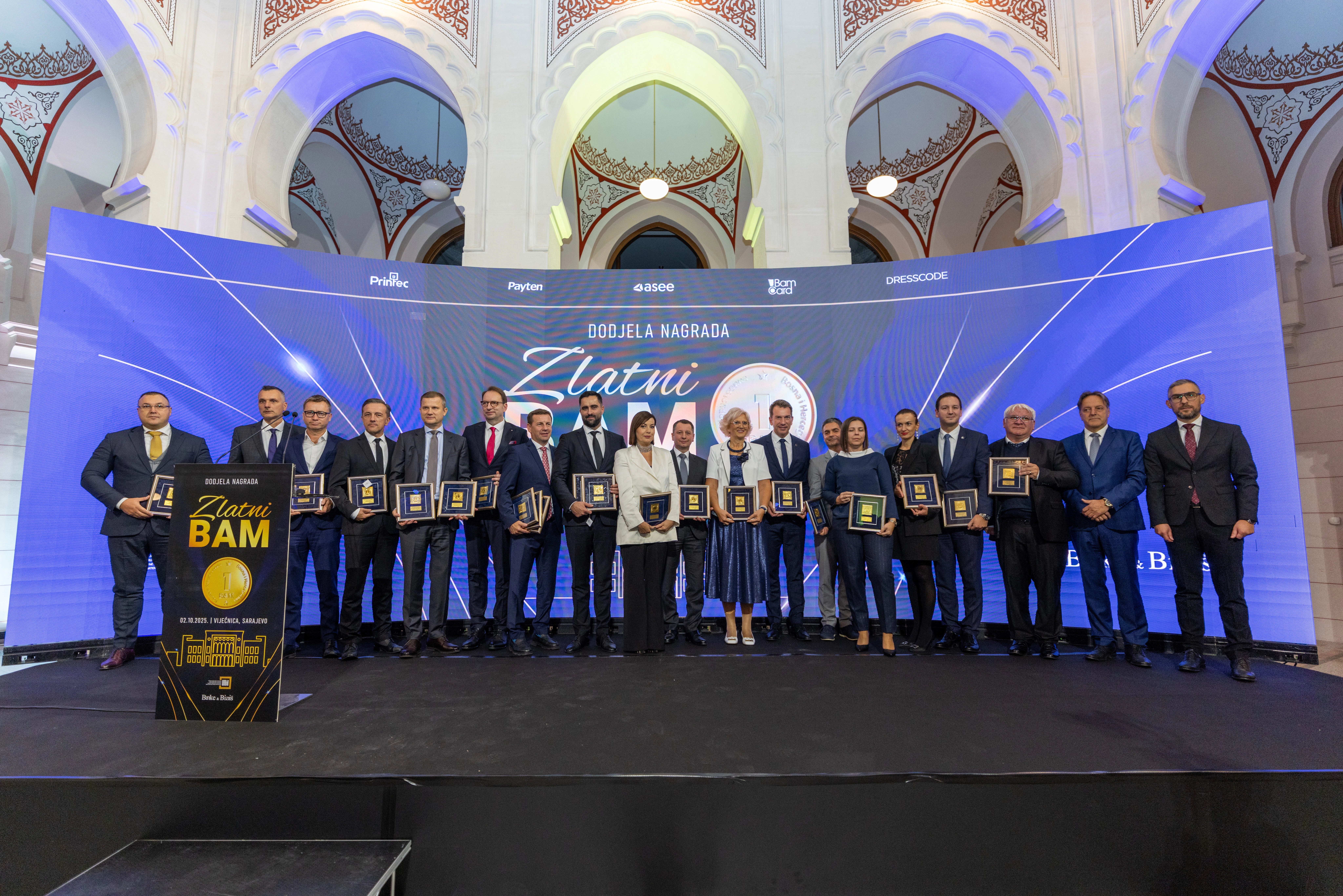 Addiko Bank d.d. Sarajevo dobitnik dvostrukog priznanja „ZLATNI BAM“ za najveći rast aktive na tržištu i digitalizaciju
