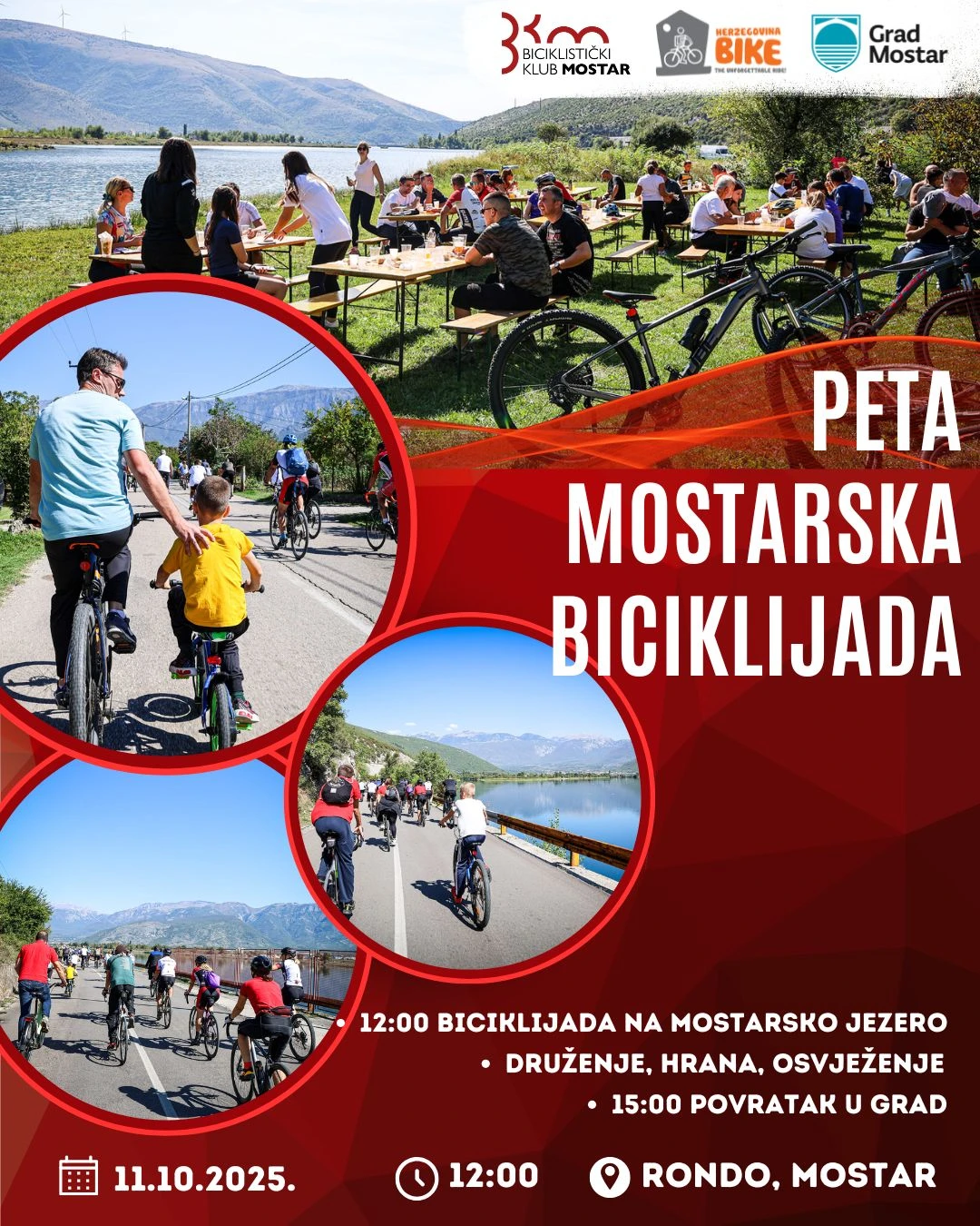 Peta Mostarska biciklijada u subotu