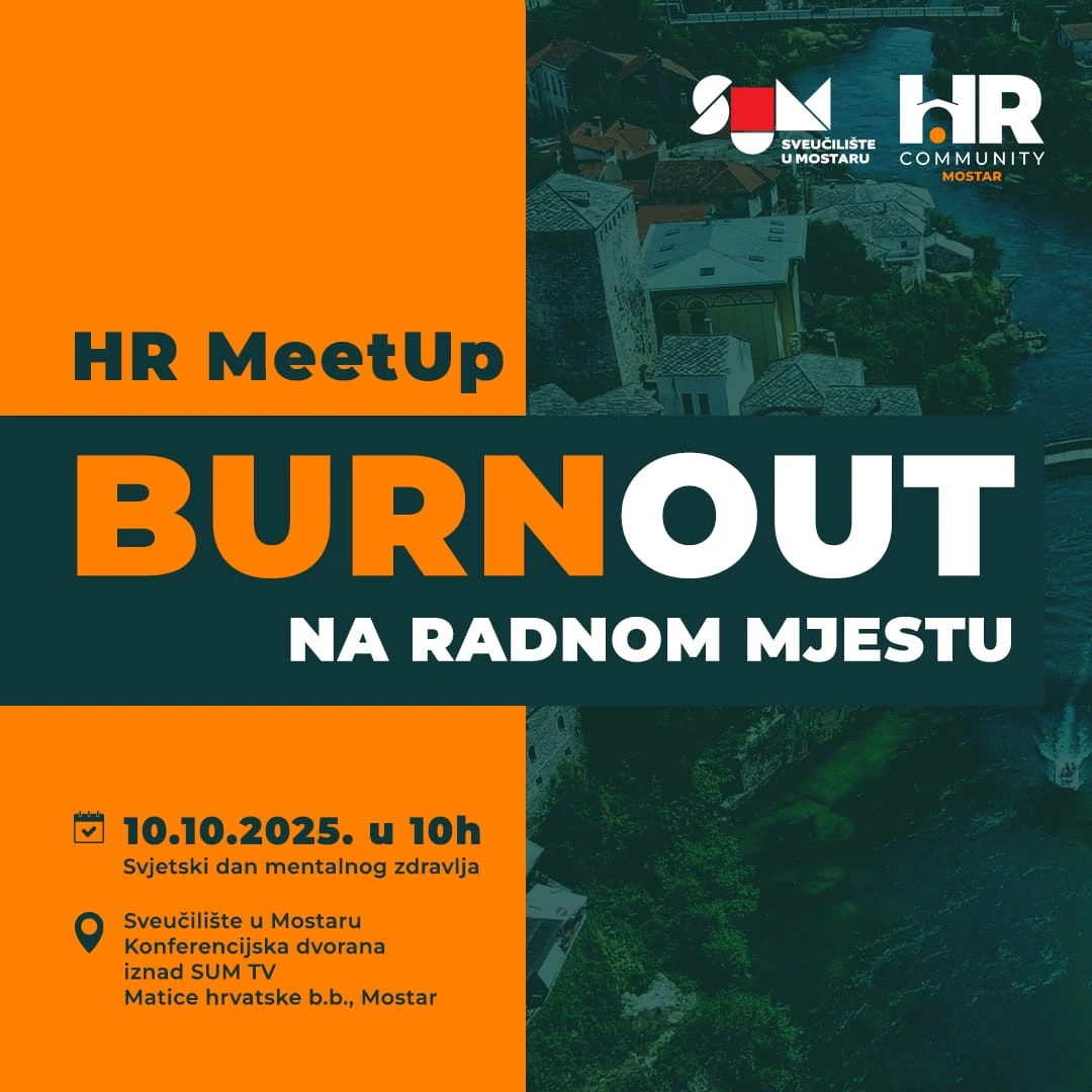 Mostar: MeetUp o mentalnom zdravlju – tema ''Burnout na radnom mjestu''