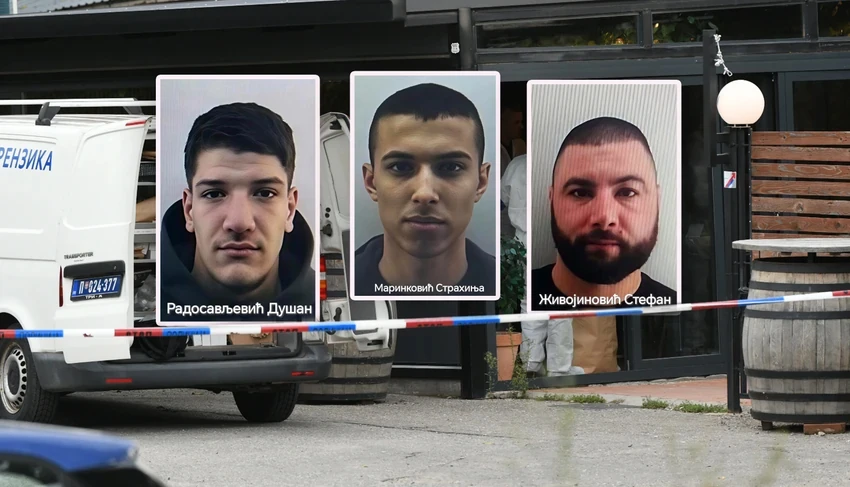 Strahinja Marinković, Dušan Radosavljević i Stefan Živojinović