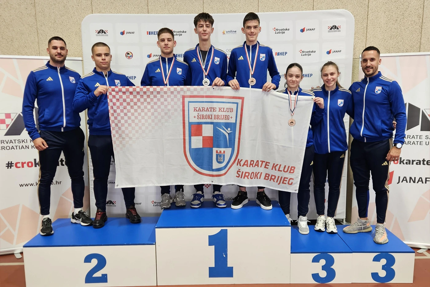 Karate klub Široki Brijeg izborio pet plasmana na Balkansko prvenstvo