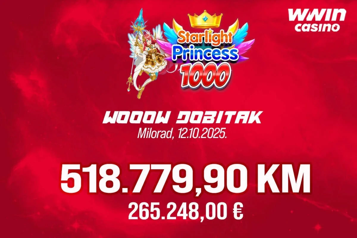 Milorad osvojio više od 500.000 KM na WWIN-u!