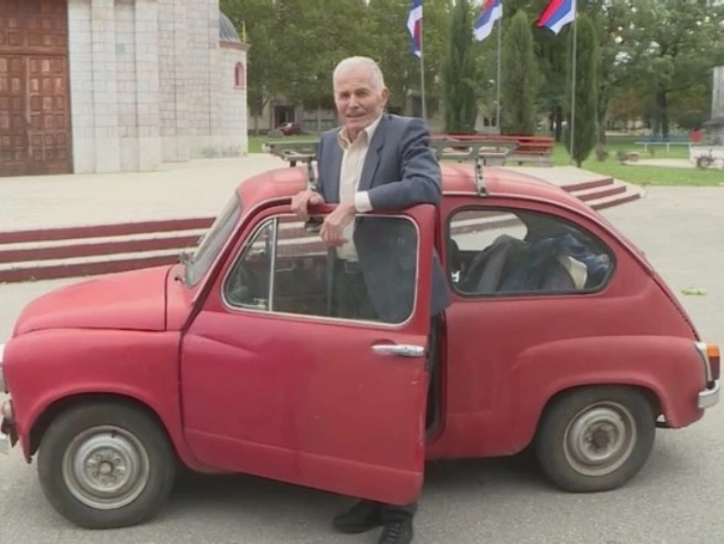 VIDEO | Luka ima 88 godina, a njegov "Fićo" 44