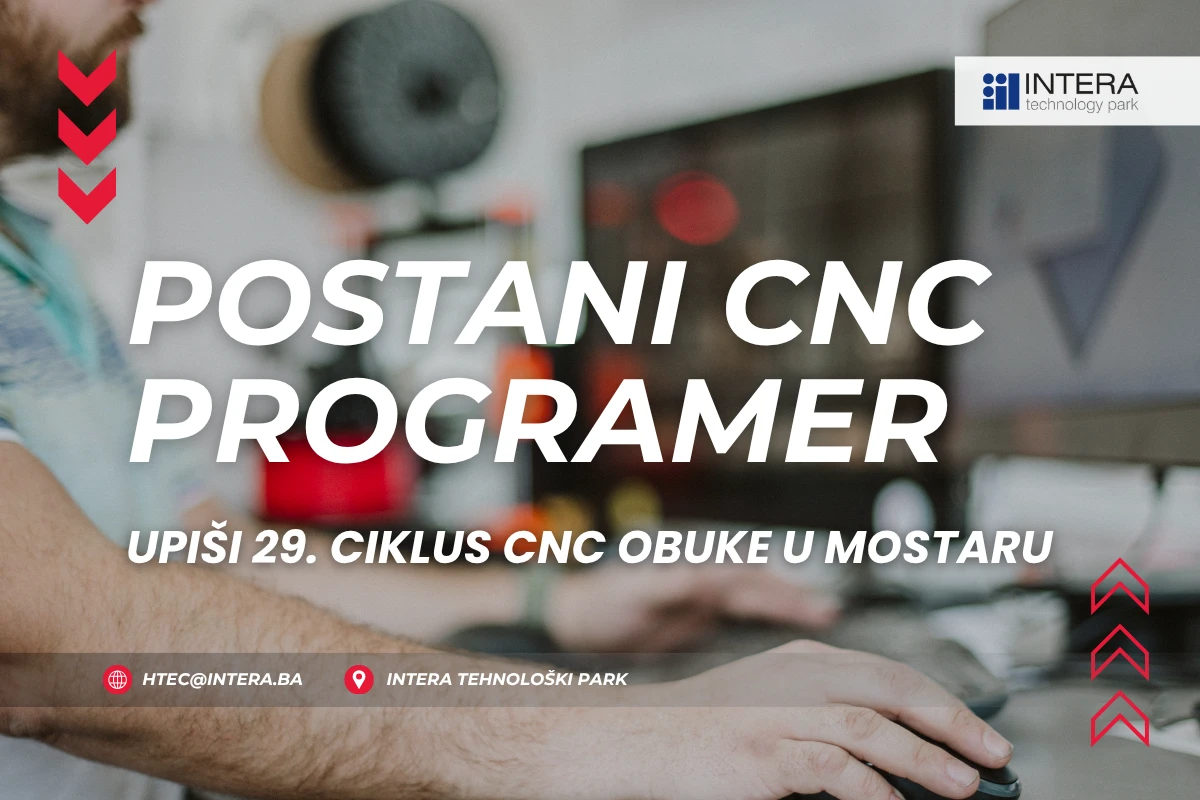 Ne propustite priliku – Mostarci ostvaruju do 80% popusta na CNC obuku!