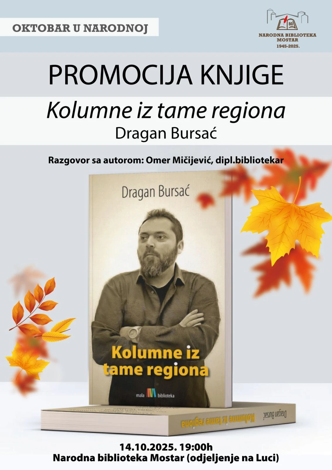 Mostar domaćin promocije knjige "Kolumne iz tame regiona"