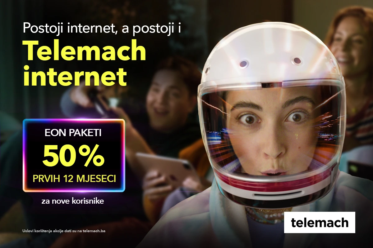 Ubrzajte svoj digitalni svijet: Iskoristite 50% popusta prvih 12 mjeseci na EON pakete