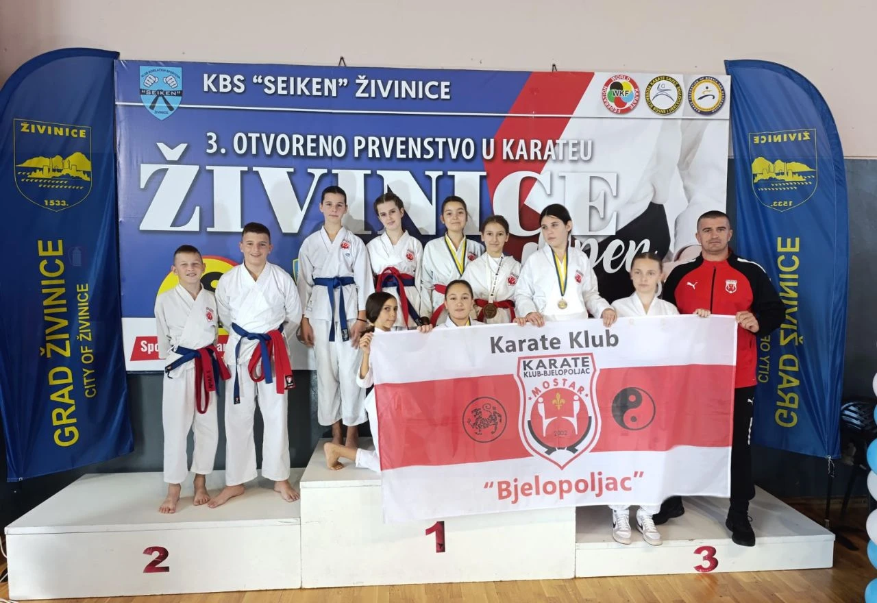 Karate klub Bjelopoljac osvojio četiri medalje u Živinicama