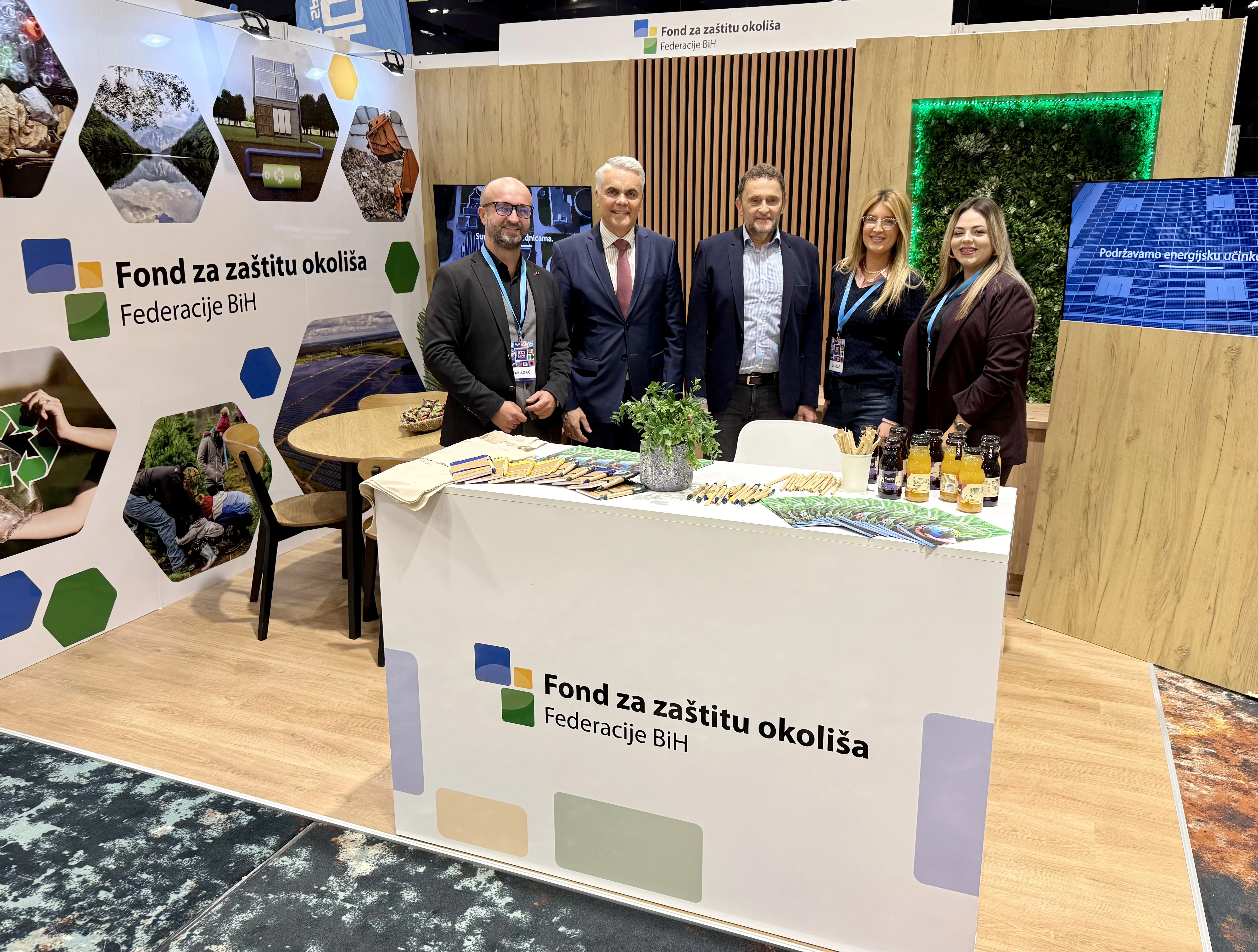 Fond za zaštitu okoliša FBiH sudjelovao na sajmu 100 EXPO – Međunarodnom sajmu gospodarstva 2025.