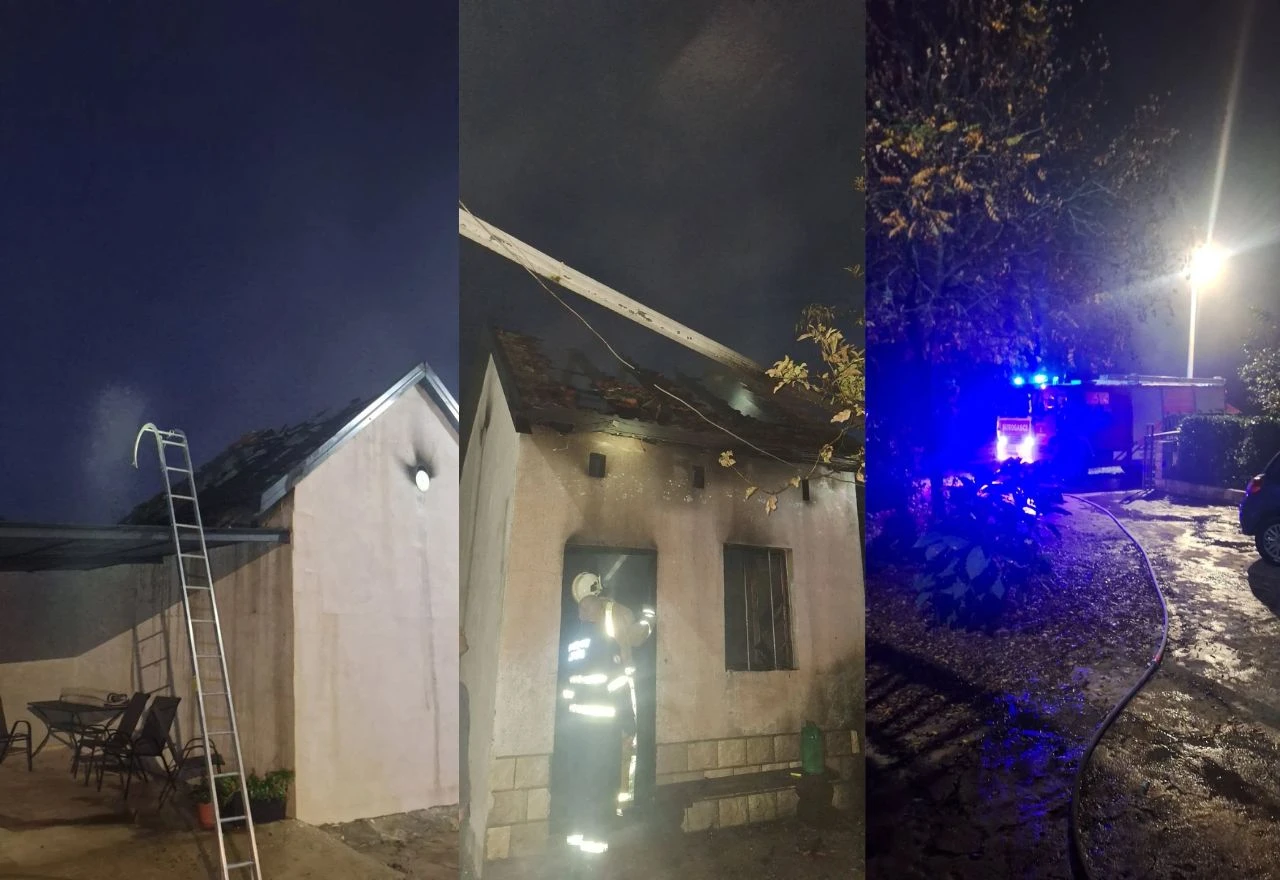 FOTO: Gorio objekt u Ljubuškom