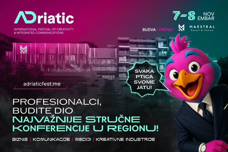 Prvi „ADriatic“ festival integriranih komunikacija stiže u Budvu