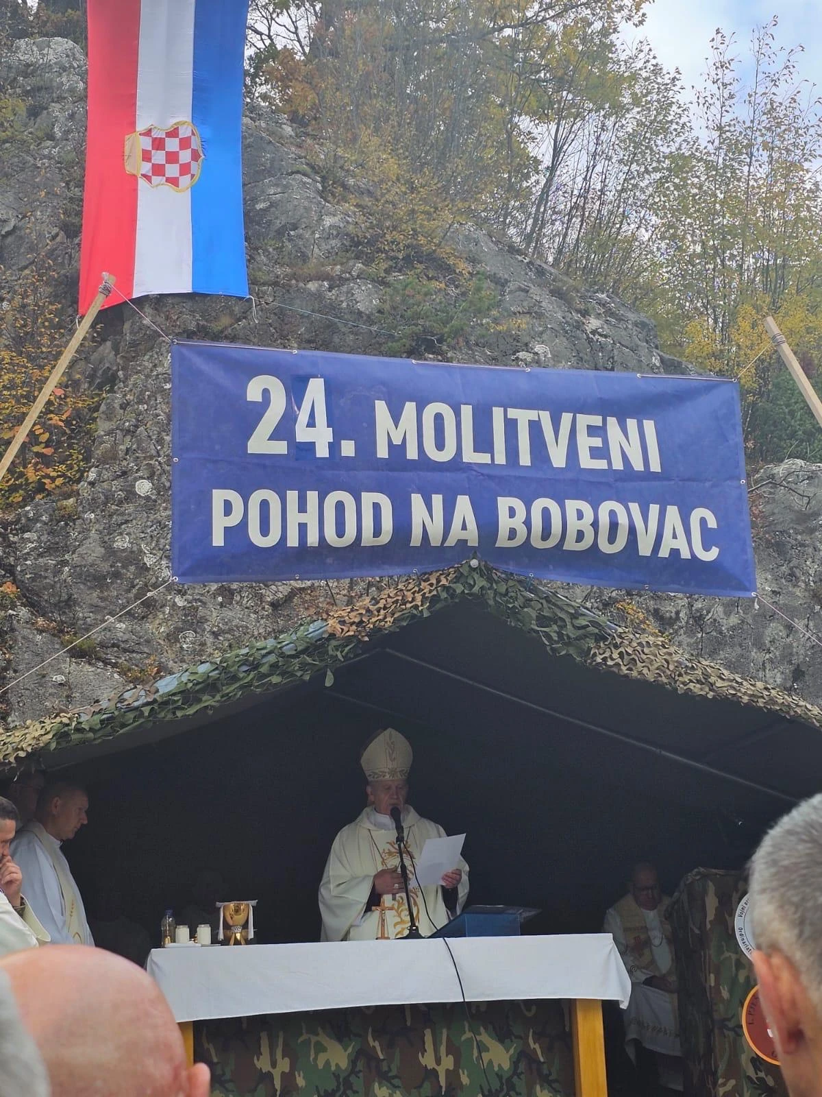 Policijski službenici MUP-a ŽZH sudjelovali na Molitvenom danu za Domovinu na Bobovcu