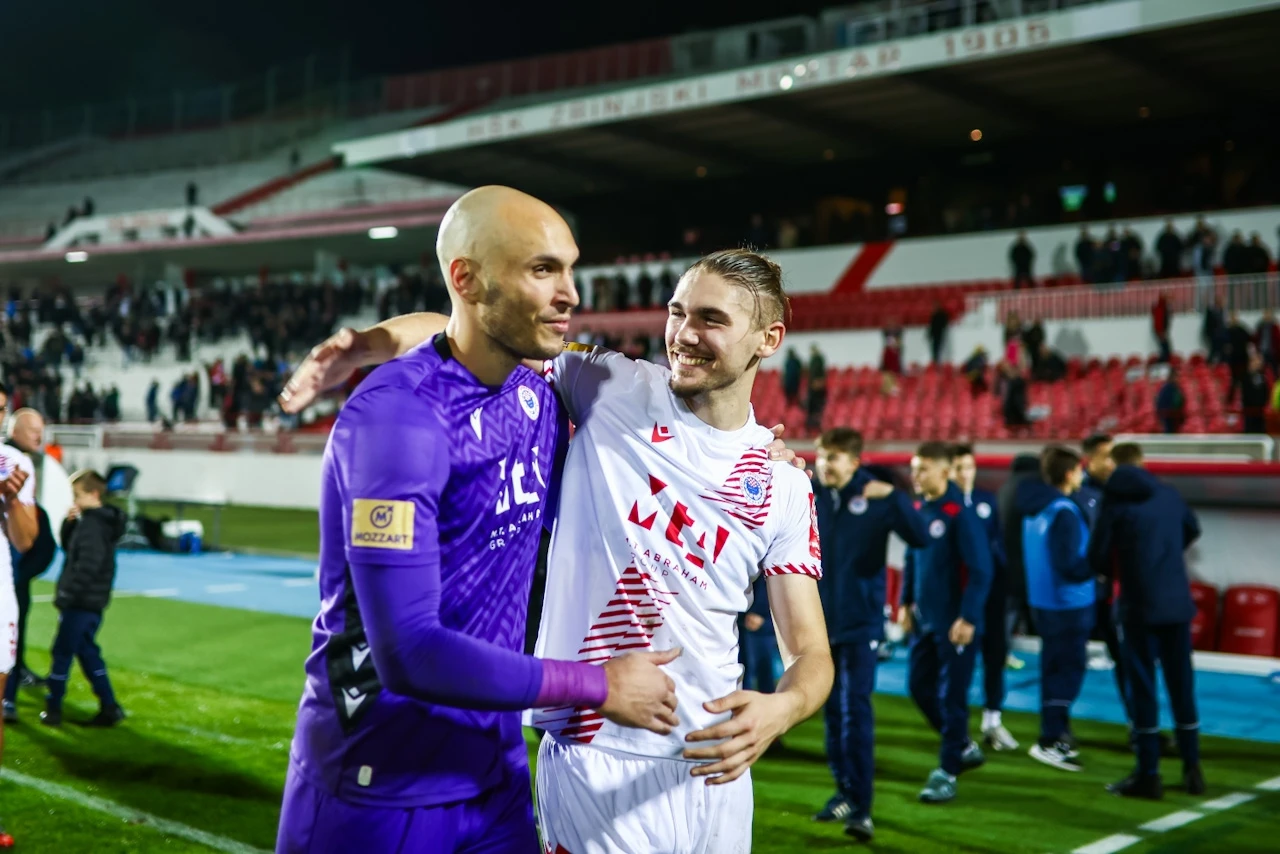 FOTO | Slavlje igrača i navijača Zrinjskog