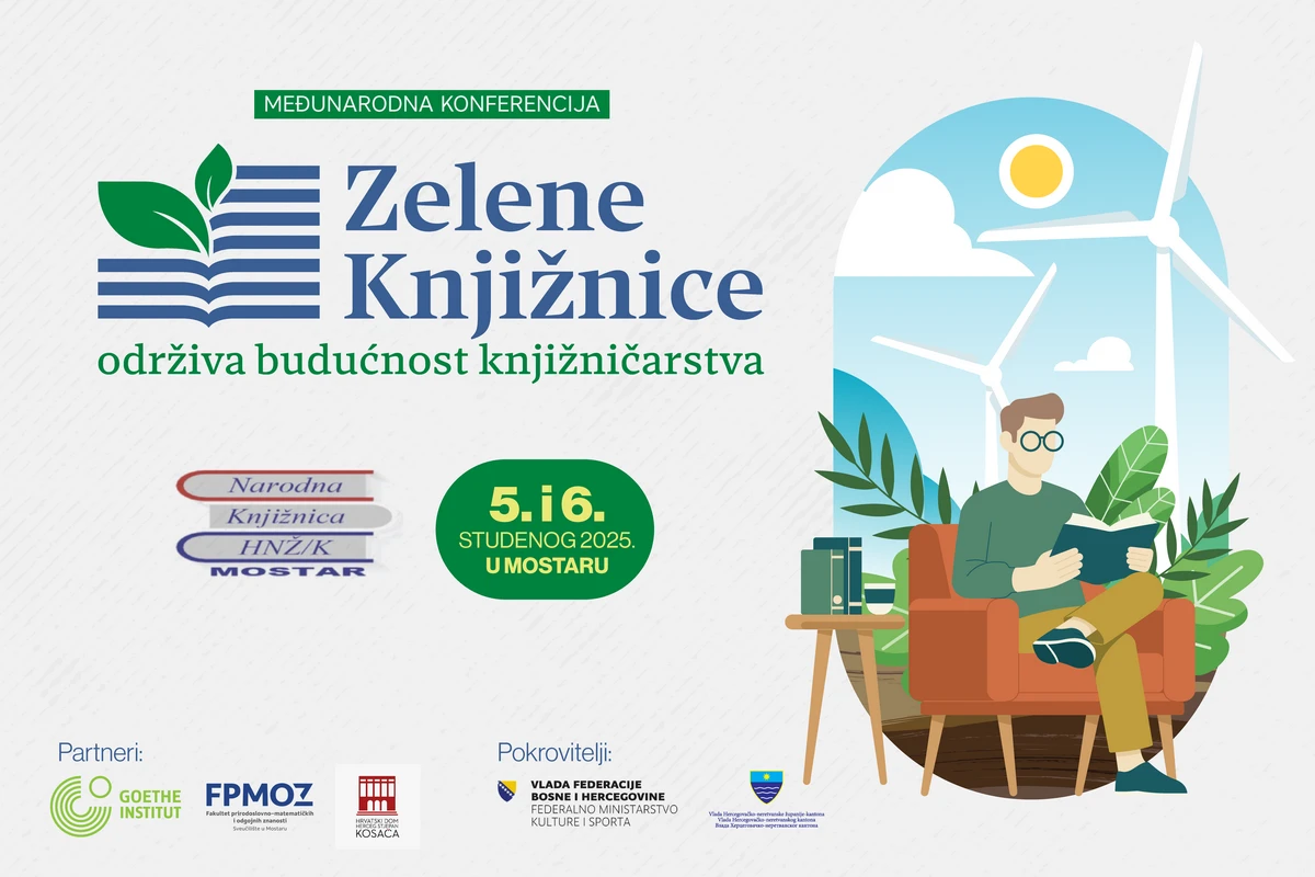 Prva međunarodna konferencija "Zelene knjižnice – održiva budućnost knjižničarstva" u Mostaru