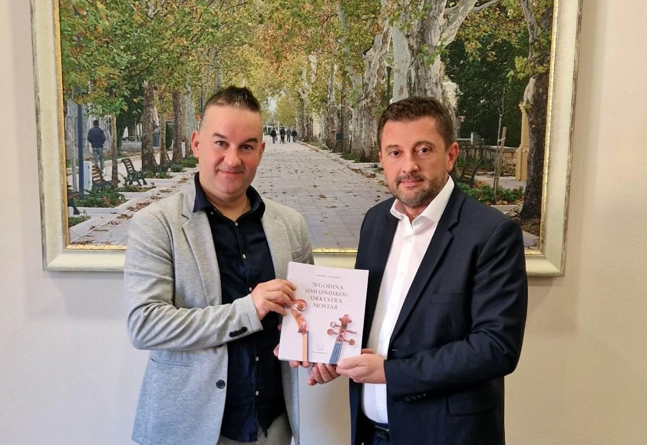 Kordić primio ravnatelja Simfonijskog orkestra Mostar Damira Bunozu