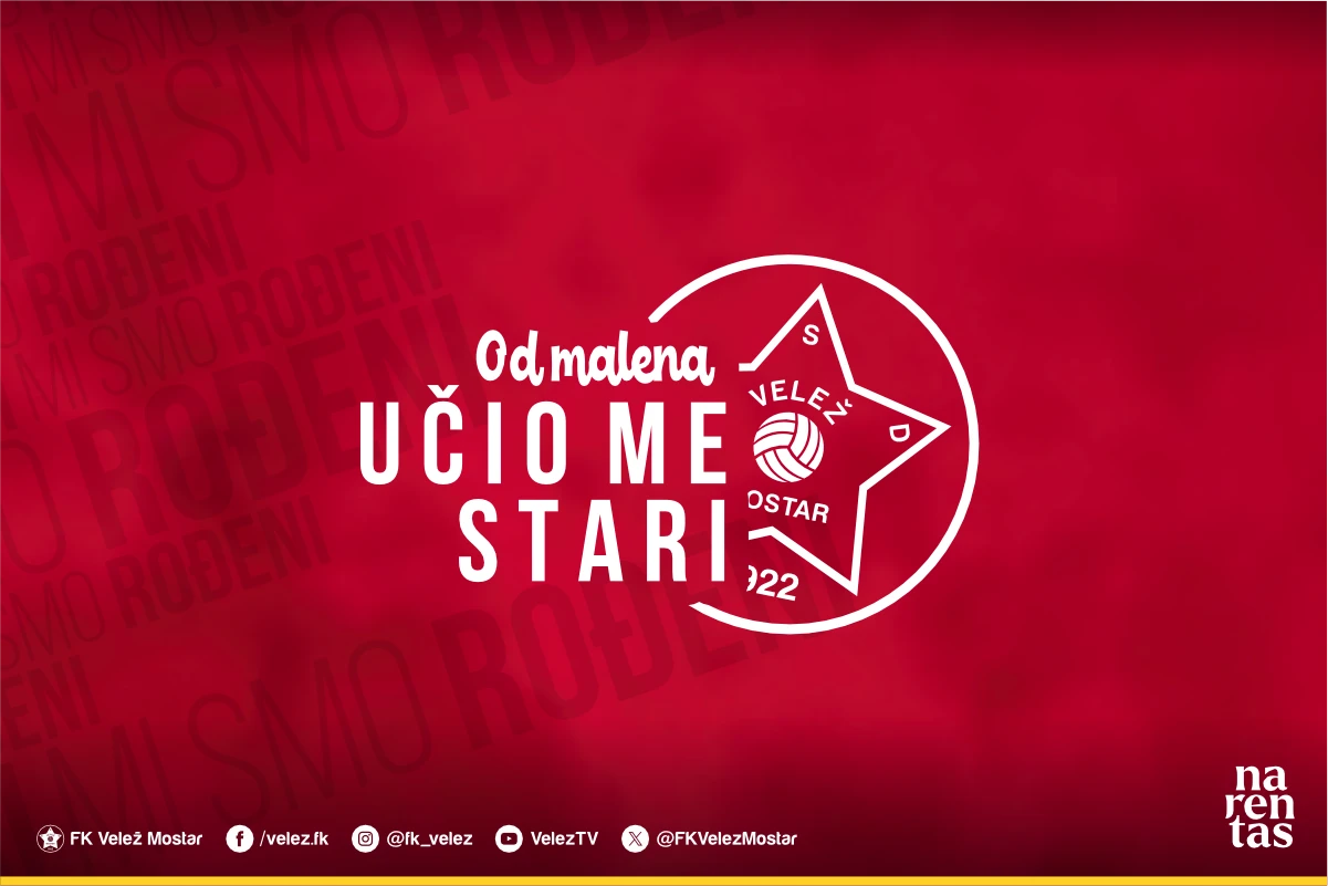 FK Velež Mostar ponovno pokreće kreativni natječaj za osnovnoškolce
