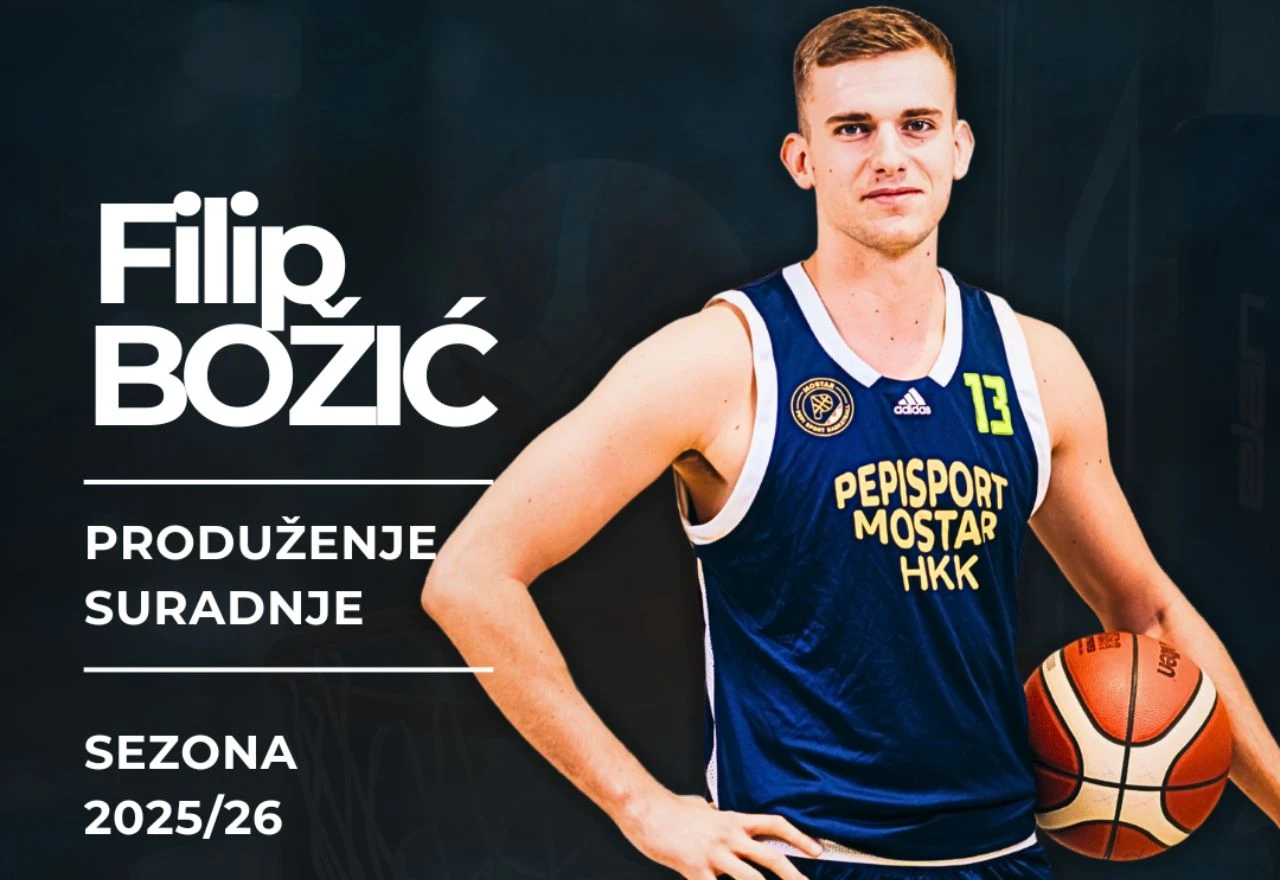 HKK Mostar produžio suradnju s Filipom Božićem
