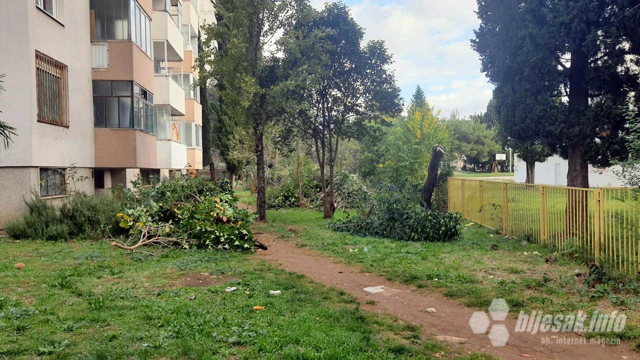 Radovi na izgradnji novog parkinga iza školskog igrališta