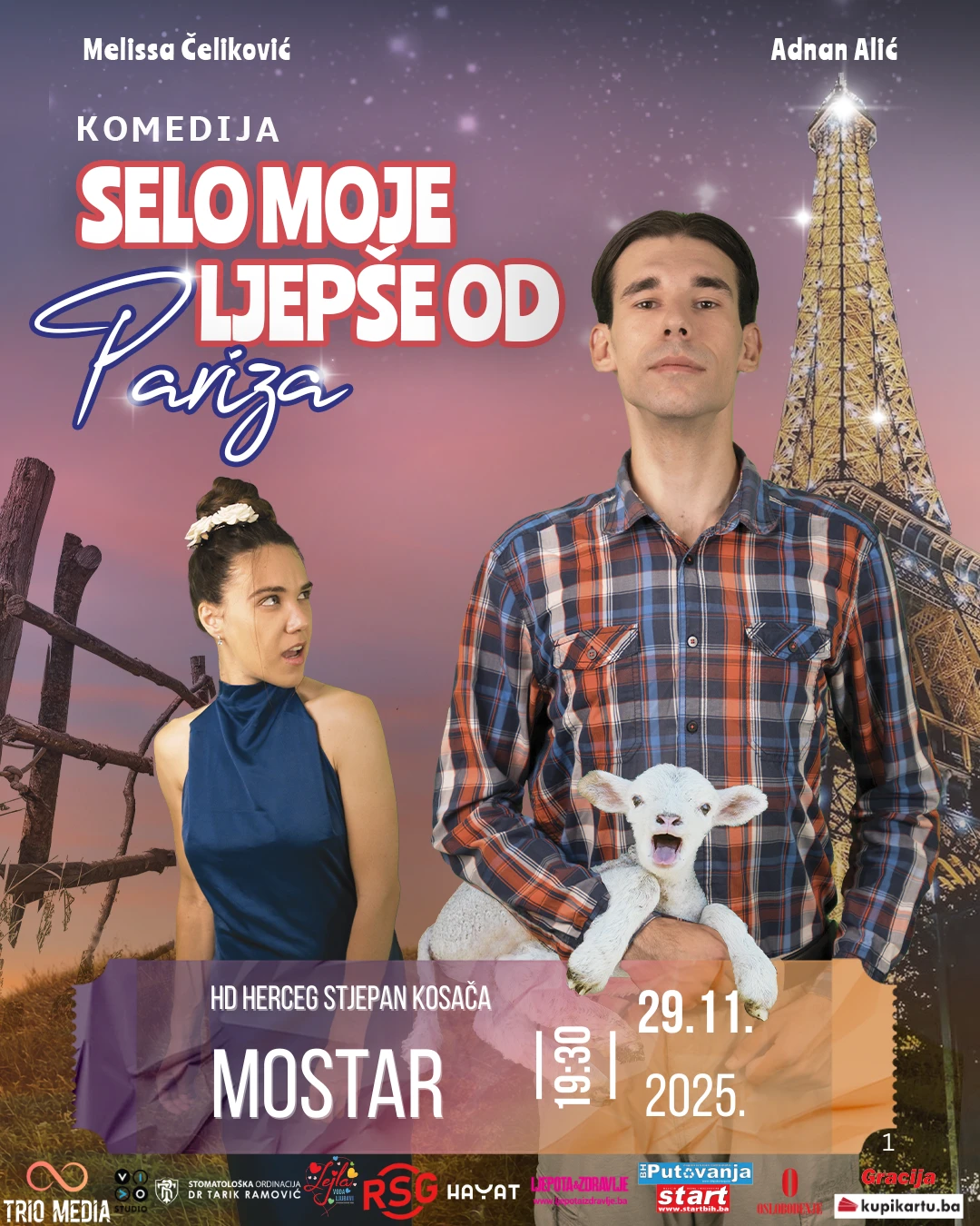 Smijeh do suza u Mostaru: Stiže predstava "Selo moje ljepše od Pariza"