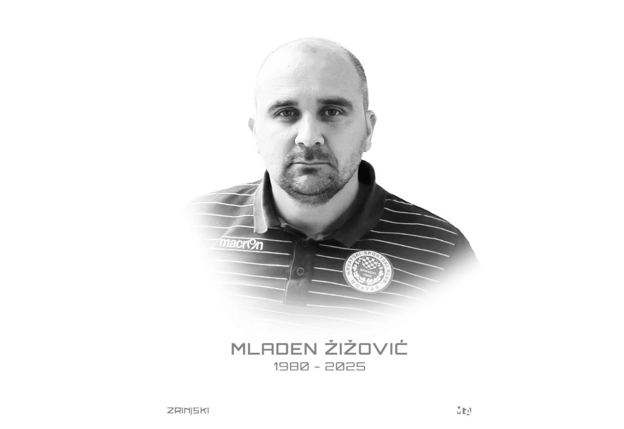 Zrinjski se oprostio od Mladena Žižovića: "Počivao u miru, legendo"