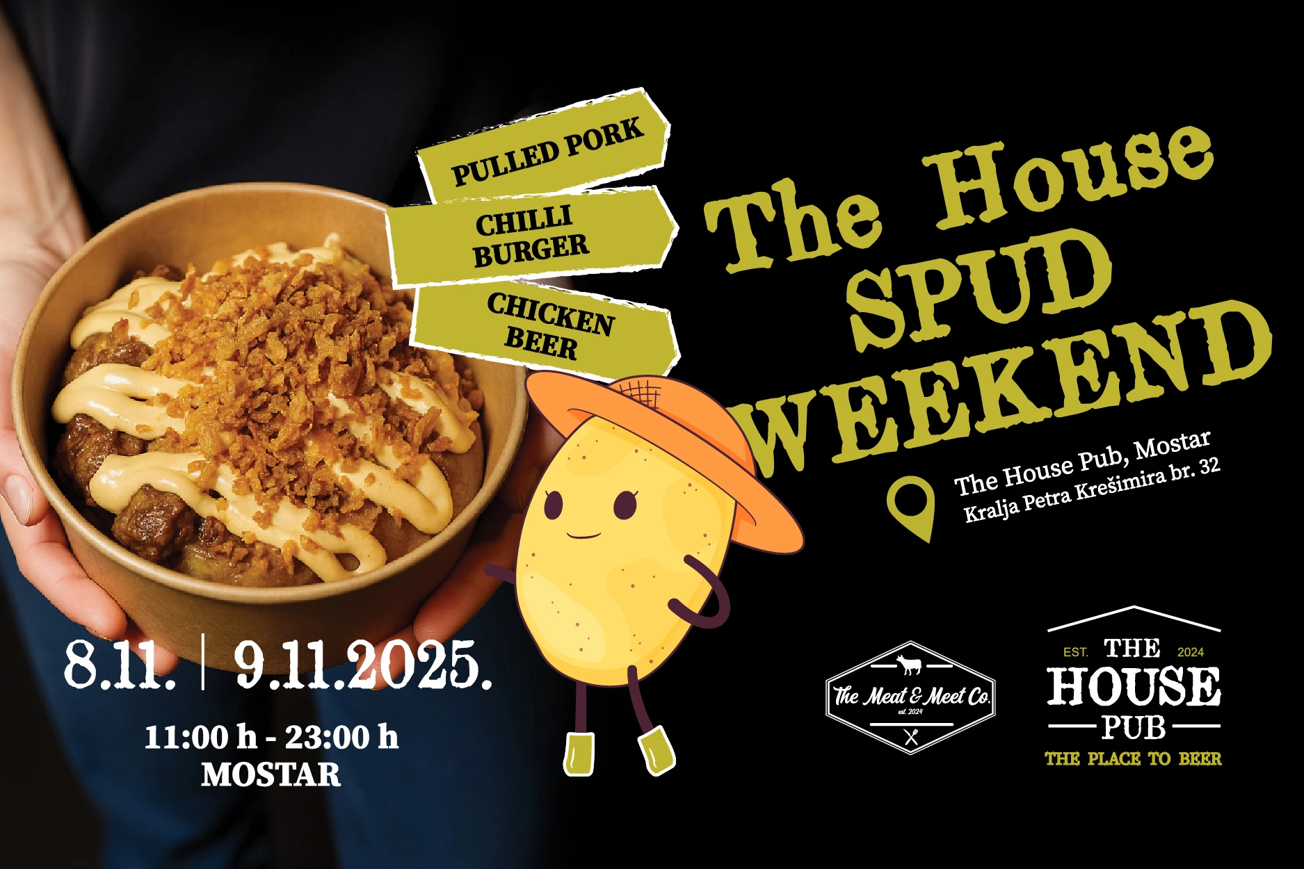 THE HOUSE SPUD WEEKEND: Prilika da kušate mostarski ''jacket potato''