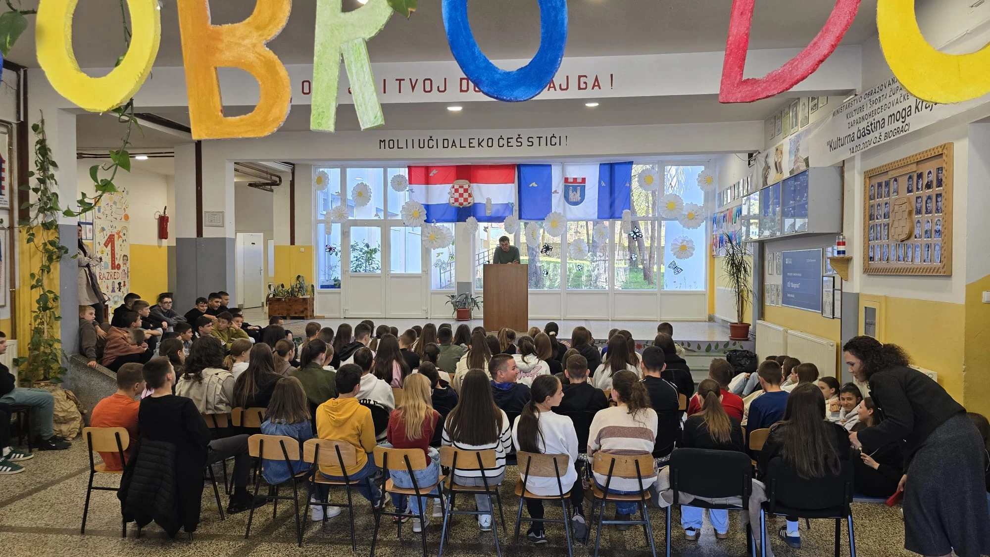 FOTO | U Biogracima održano predavanje "Sport DA – ovisnost NE"