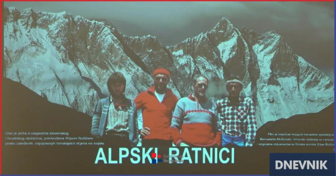Legenda alpinizma Stipe Božić oduševio Livno novim filmom