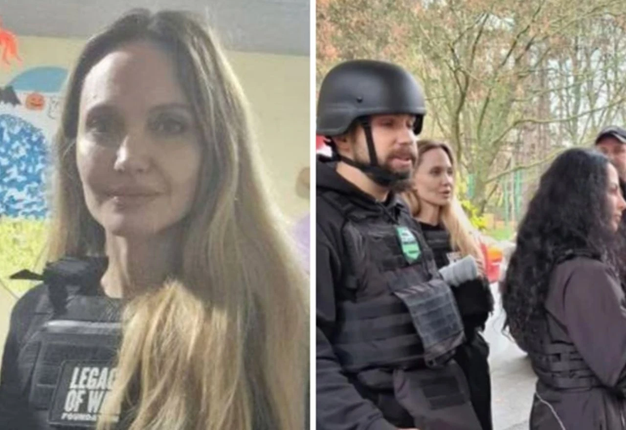 Angelina Jolie u ratnoj zoni: Sirene za uzbunu prekinule njezin posjet Ukrajini
