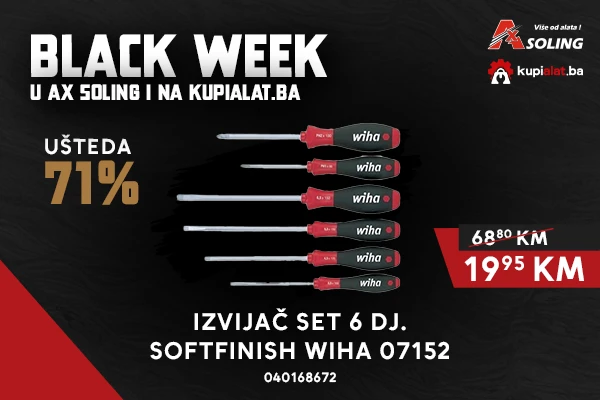 Izvijač set 6 dj.