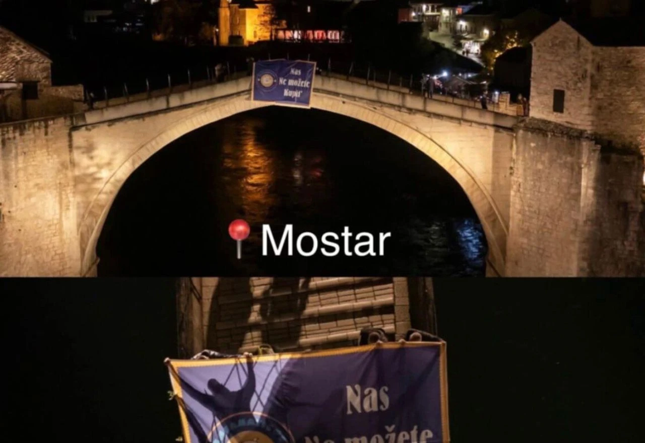 Zanimljiva poruka osvanula na Starom mostu