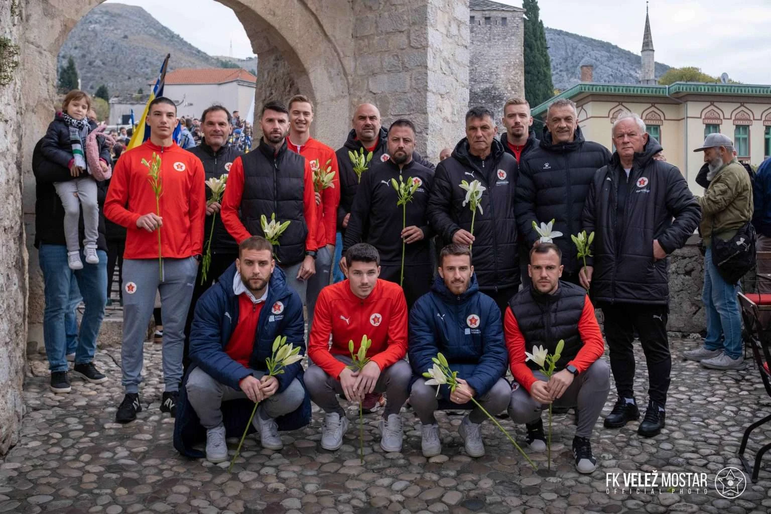Velež sudjelovao u obilježavanju 32. godišnjice rušenja Starog mosta u Mostaru
